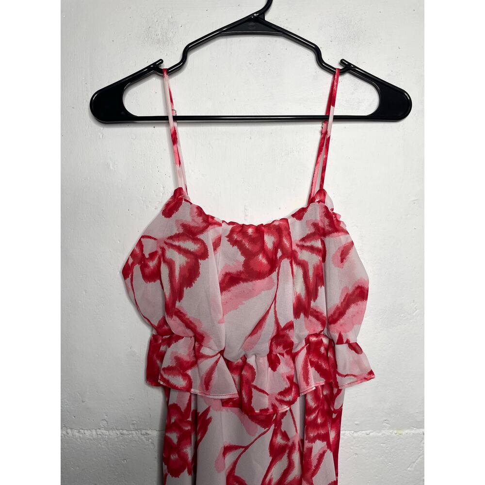 House of Harlow 1960 X Revolve Davi Midi Dress Red Floral Size XXS - Picture 3 of 8